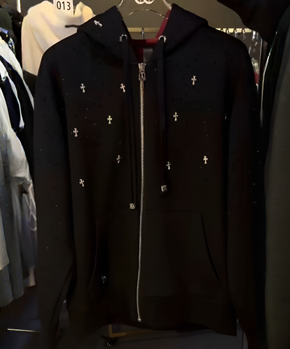 CHROME HEARTS ZIP-UP